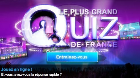 Le plus grand quizz de France sur TF1 recherche...