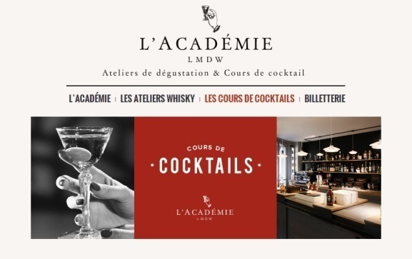 L'Académie LMDW : cours de cocktails