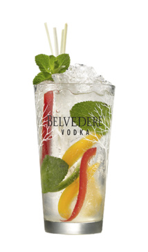 Cocktail Belvedere Mojito featuring Asian Wok