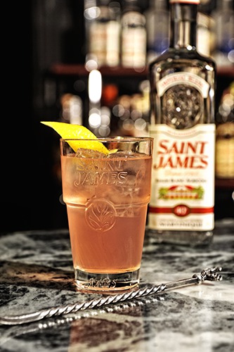 Cocktail signature Saint James Perfect Drink