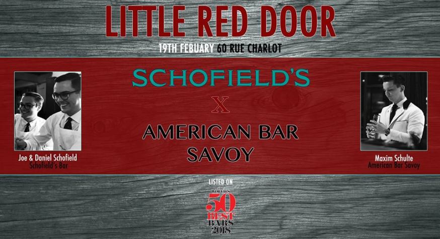 Schofield’s x American Bar Savoy au Little Red Door