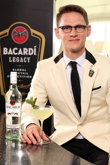Le grand vainqueur : Tom Walker // © Page Facebook Bacardi Legacy Cocktail Competition 2014