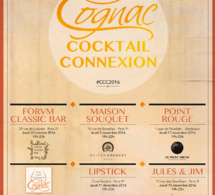 Cognac Cocktail Connexion 2016 à Paris et Bordeaux