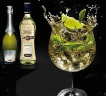 Recette cocktail Martini Royale Bianco