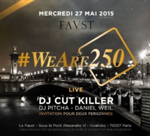 Infosbar présente #WeAre250, la soirée d'anniversaire de Saint James au Faust